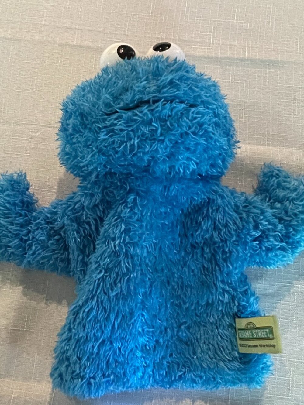 Gund Sesame Street Cookie Monter Blue Hand Puppet 2003 10" Toy!